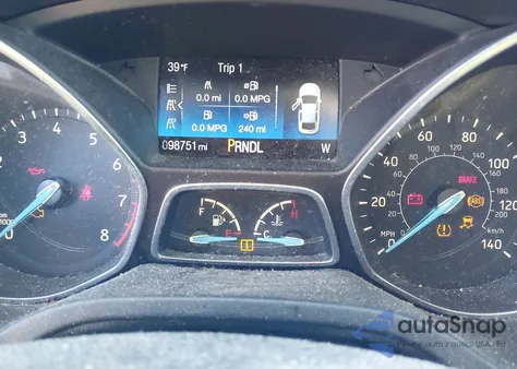 2015 Ford Focus Se из США, поврежденный, VIN 1FADP3K26FL251633